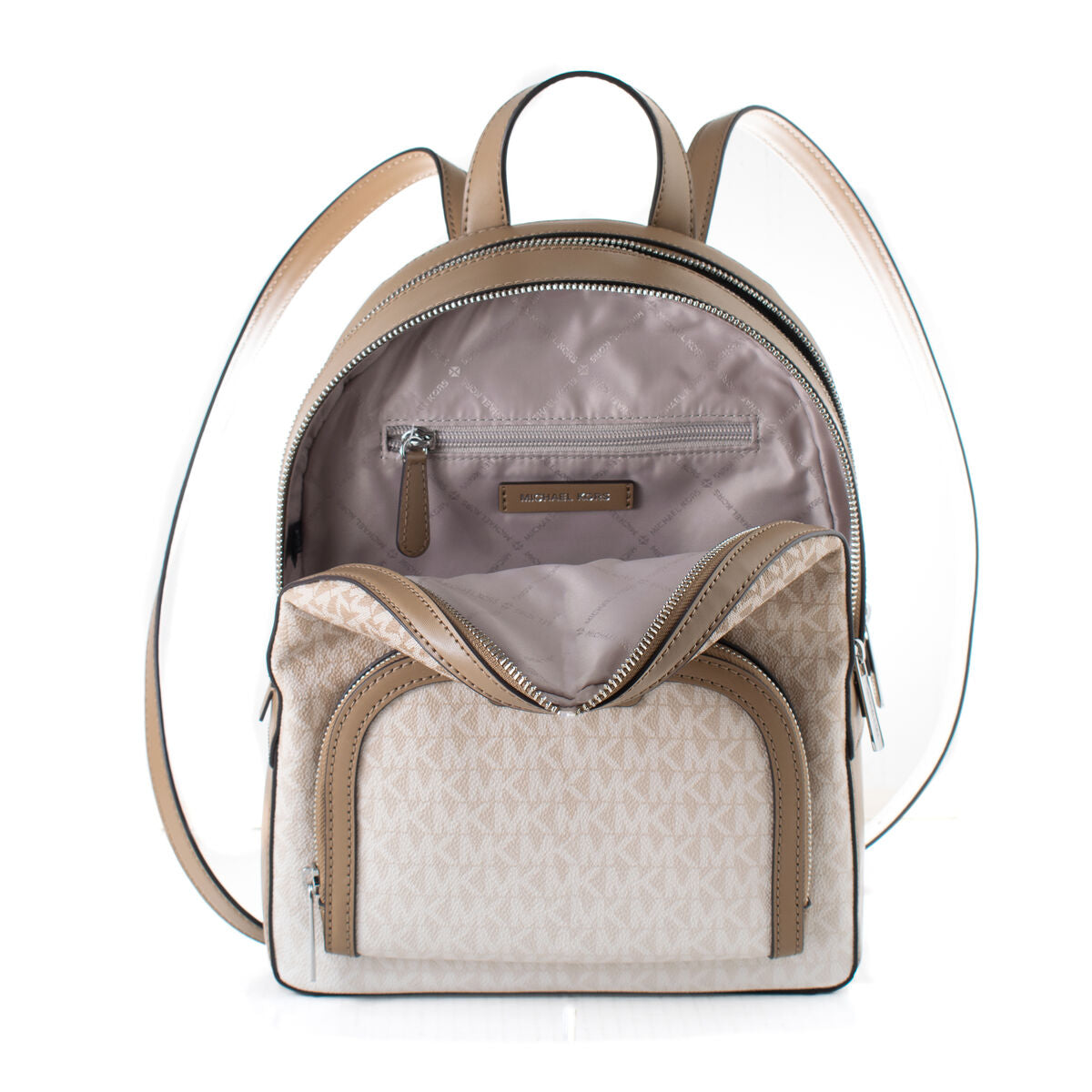Casual Backpack Michael Kors 35R5S8TB8V-HUSK Brown 28 x 23 x 10 cm-1