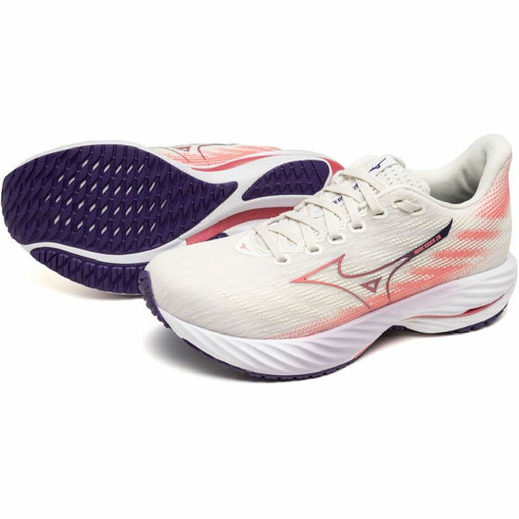 Running Shoes for Adults Mizuno Wave Rider 28 Red Lady-5