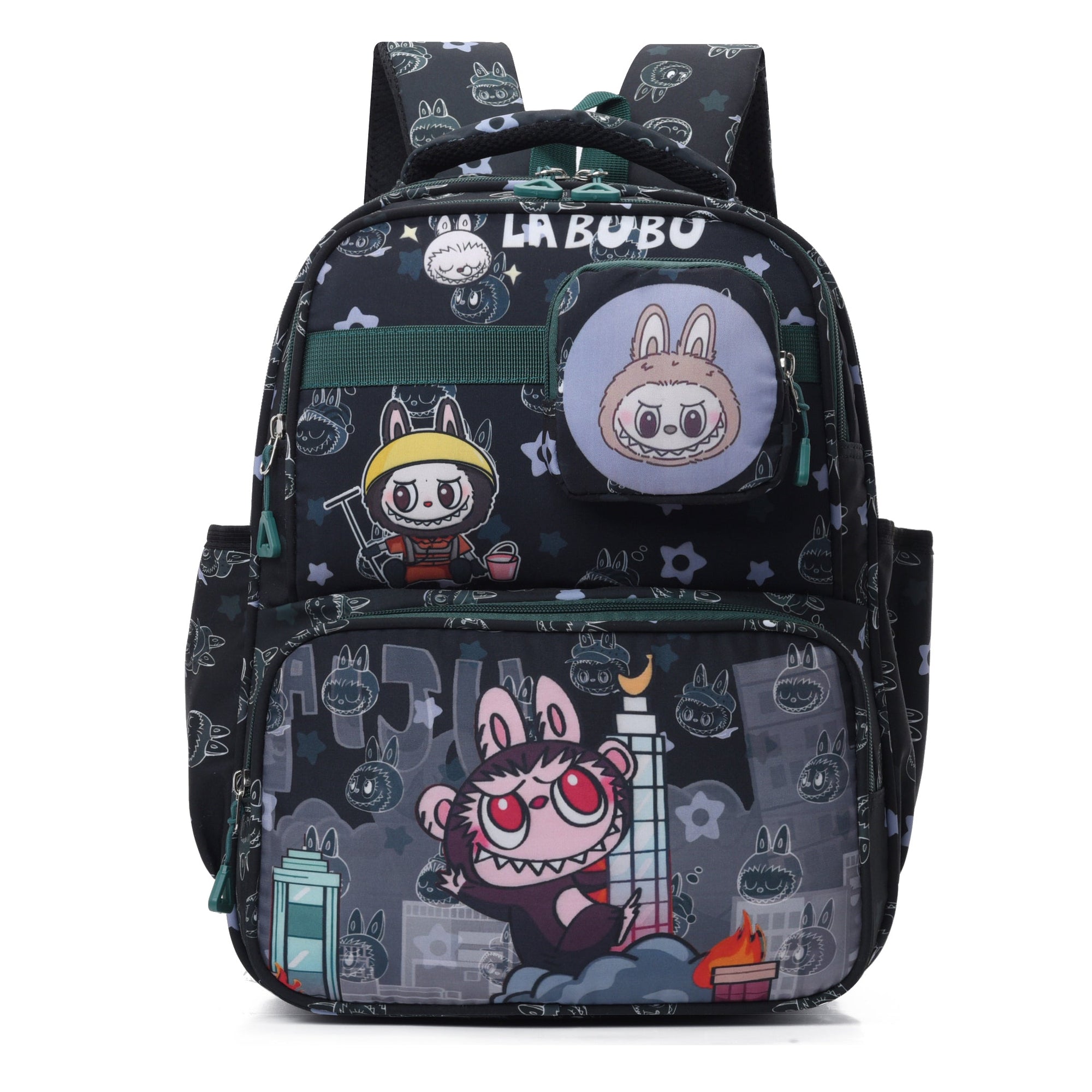 Everyday Is a Happy Day Labubu Kids Backpack-2