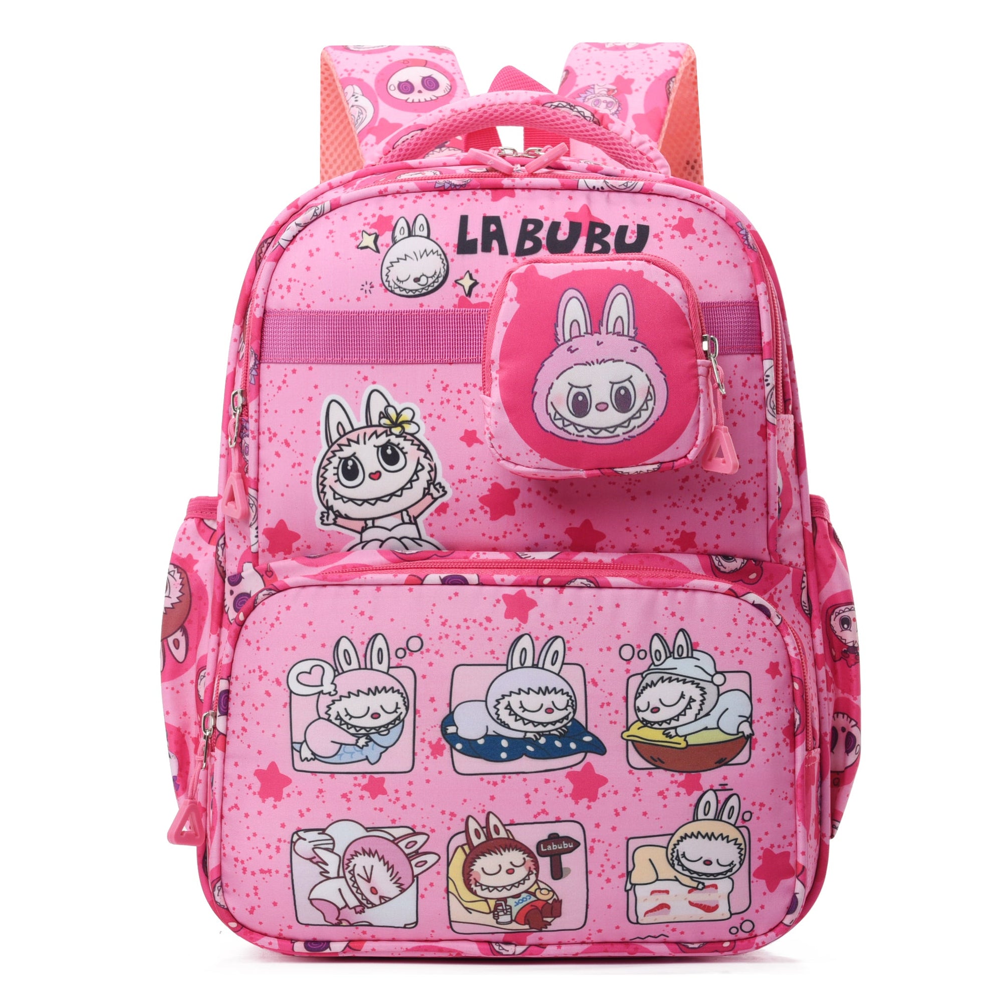 Everyday Is a Happy Day Labubu Kids Backpack-4