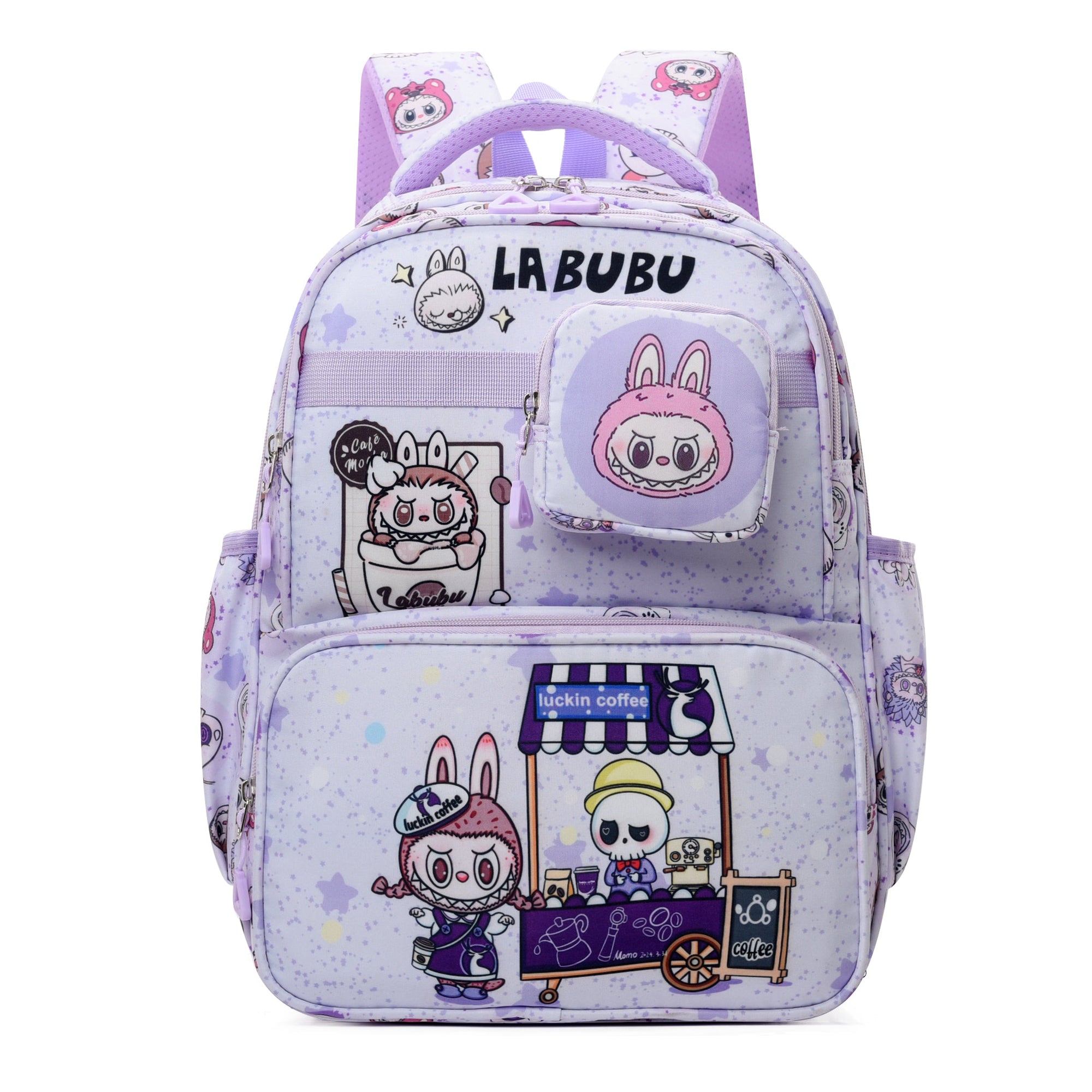 Everyday Is a Happy Day Labubu Kids Backpack-5