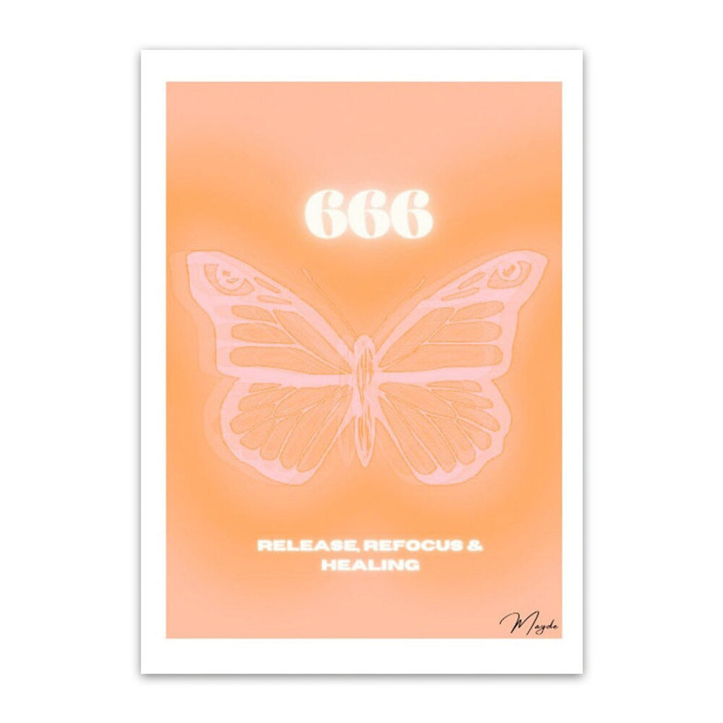 Poster Engelszahlen dreier Reihe 111 bis 999 als Deko Print ohne Rahmen-6